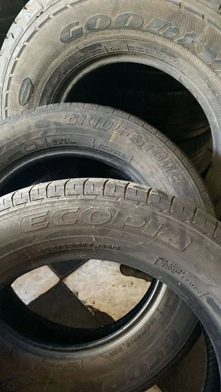 PNEUS USADOS MEDIDA 185 65 ARO 15 - Foto 2