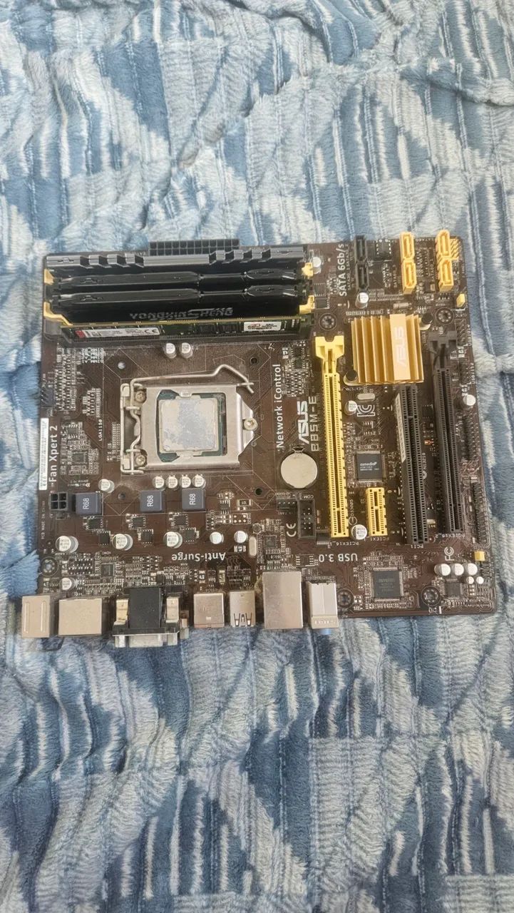 Kit Intel Core i7-4790 + ASUS B85M-E + 32GB RAM DDR3 - Peças de