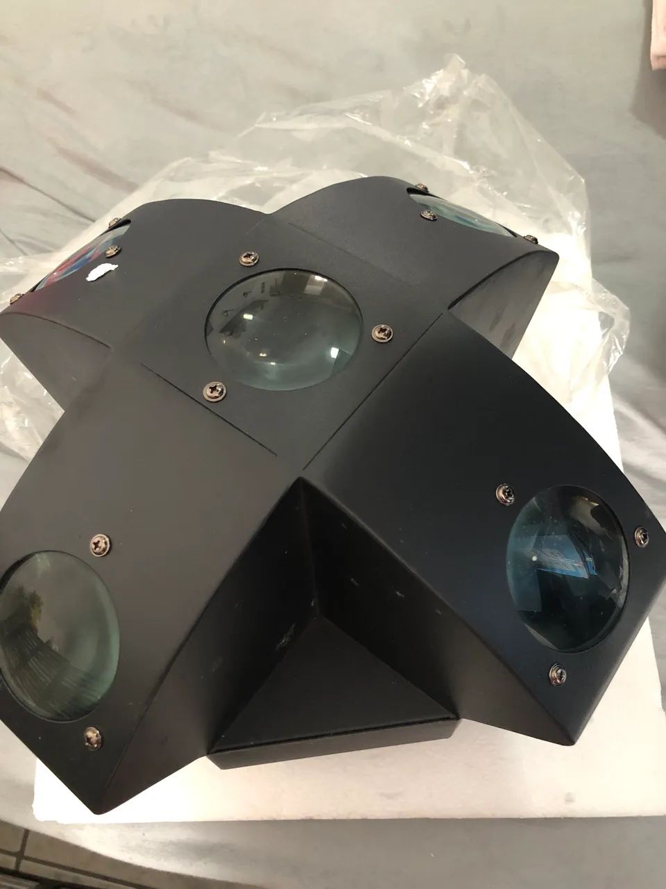 2unidades Projetor de iluminação DMX LED MOTOR ROCKET CROSS