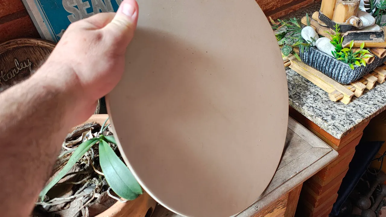 Pedra Refratário Redondo Grande - Para Assar Pizza