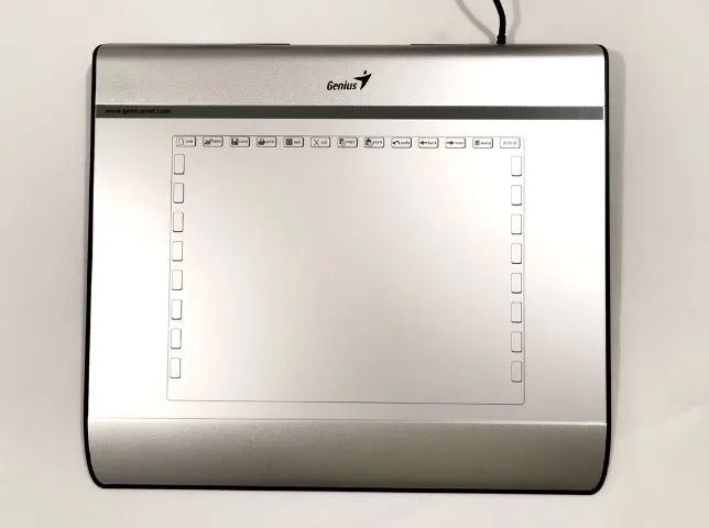 Mesa digitalizadora Genius i608X Mouse e caneta Win Mac PC