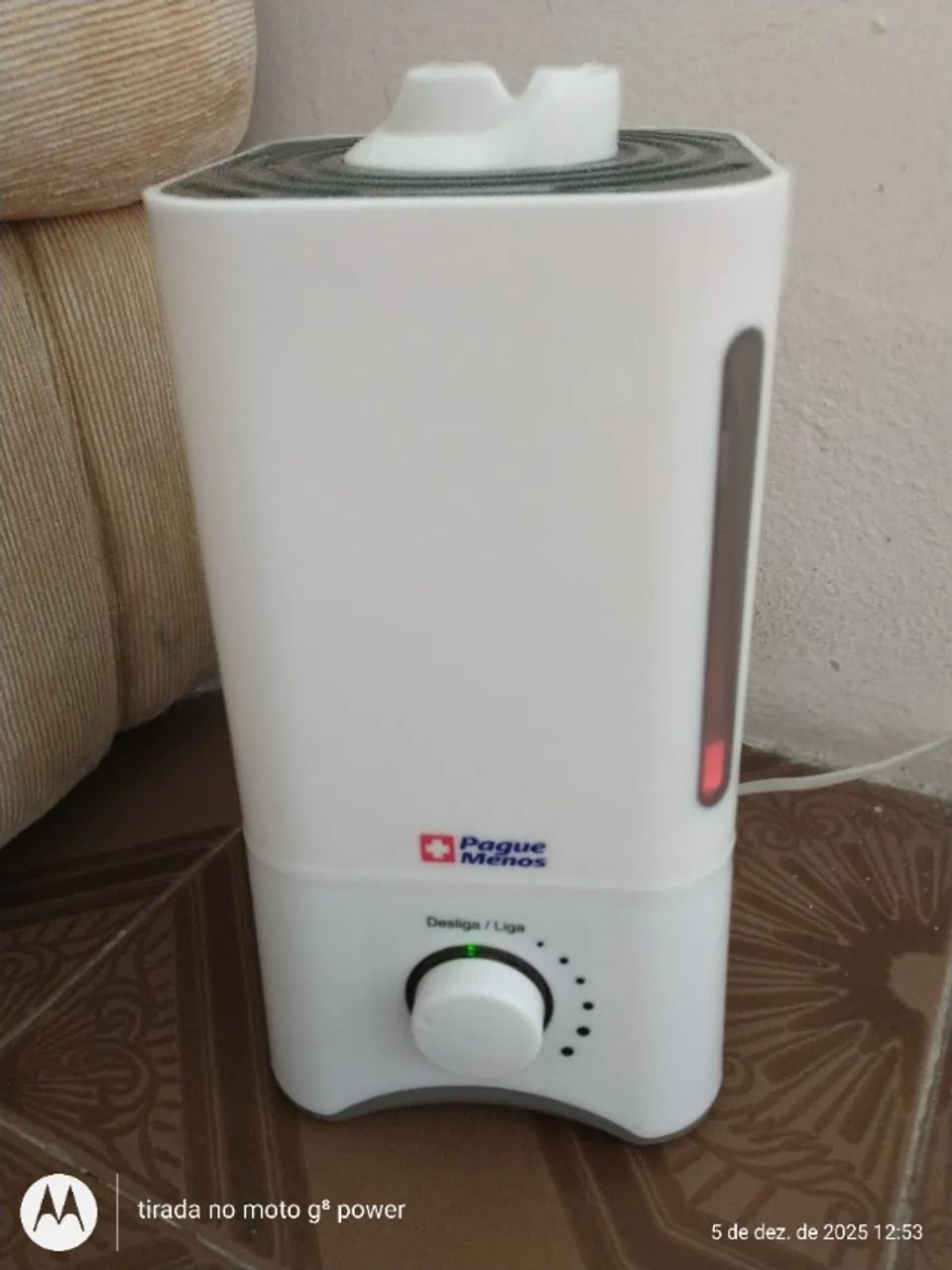 UMIDIFICADOR DE AR PAGUE MENOS - CAPACIDADE 3 LITROS - SEMI NOVO. - Foto 3