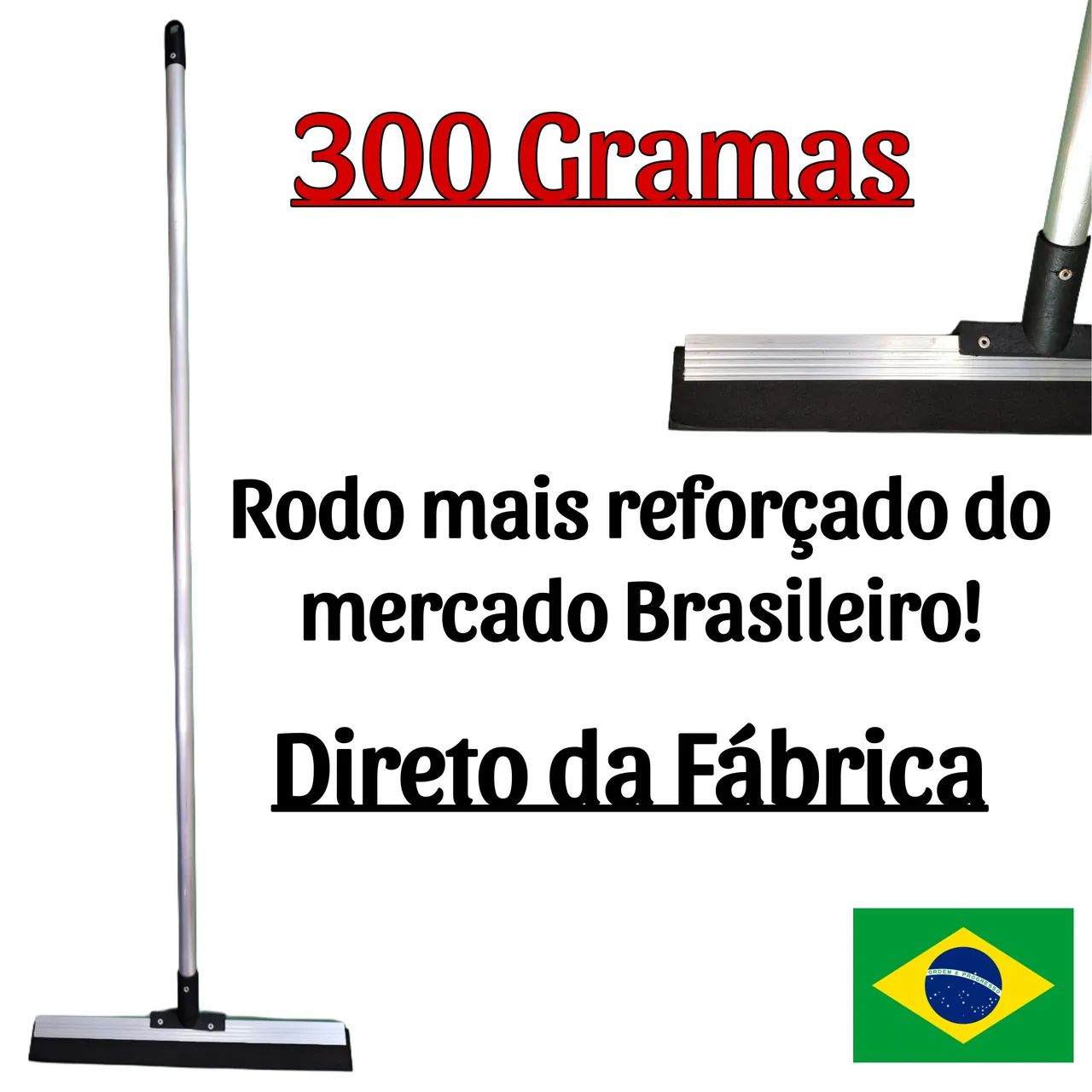 Rodo Reforçado em Alumínio 40cm. - Foto 2