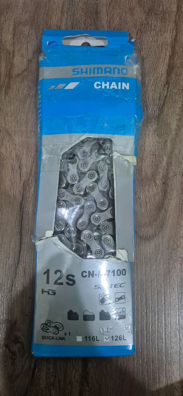 Corrente Shimano CN-M7100 12s 126 Elos Siltec - Foto 3