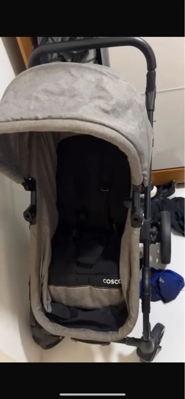Carrinho de Bebê Cosco+ bebê conforto 