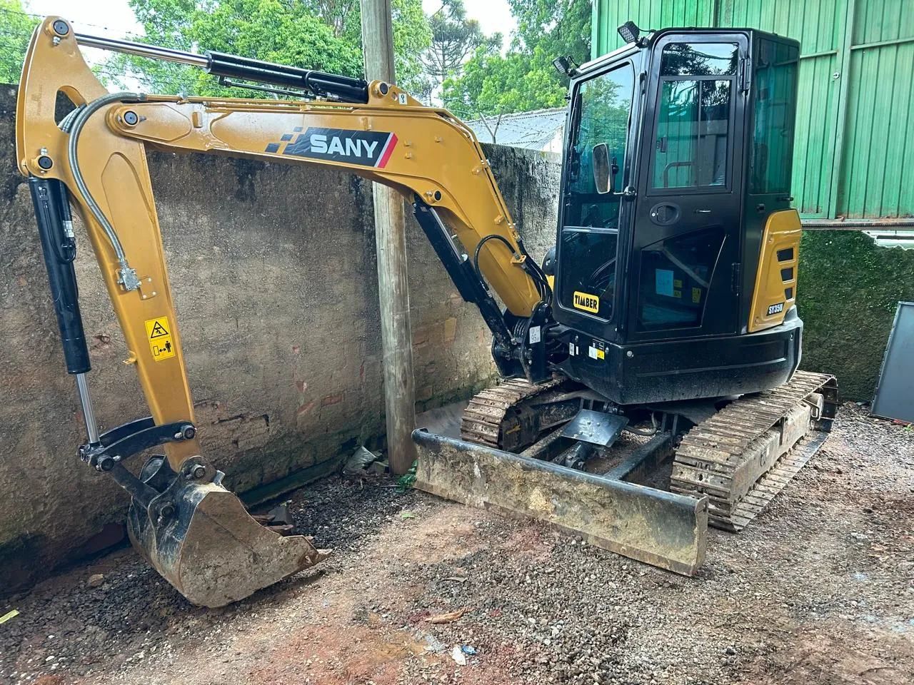 Mini escavadeira Sany 2024  - Foto 3