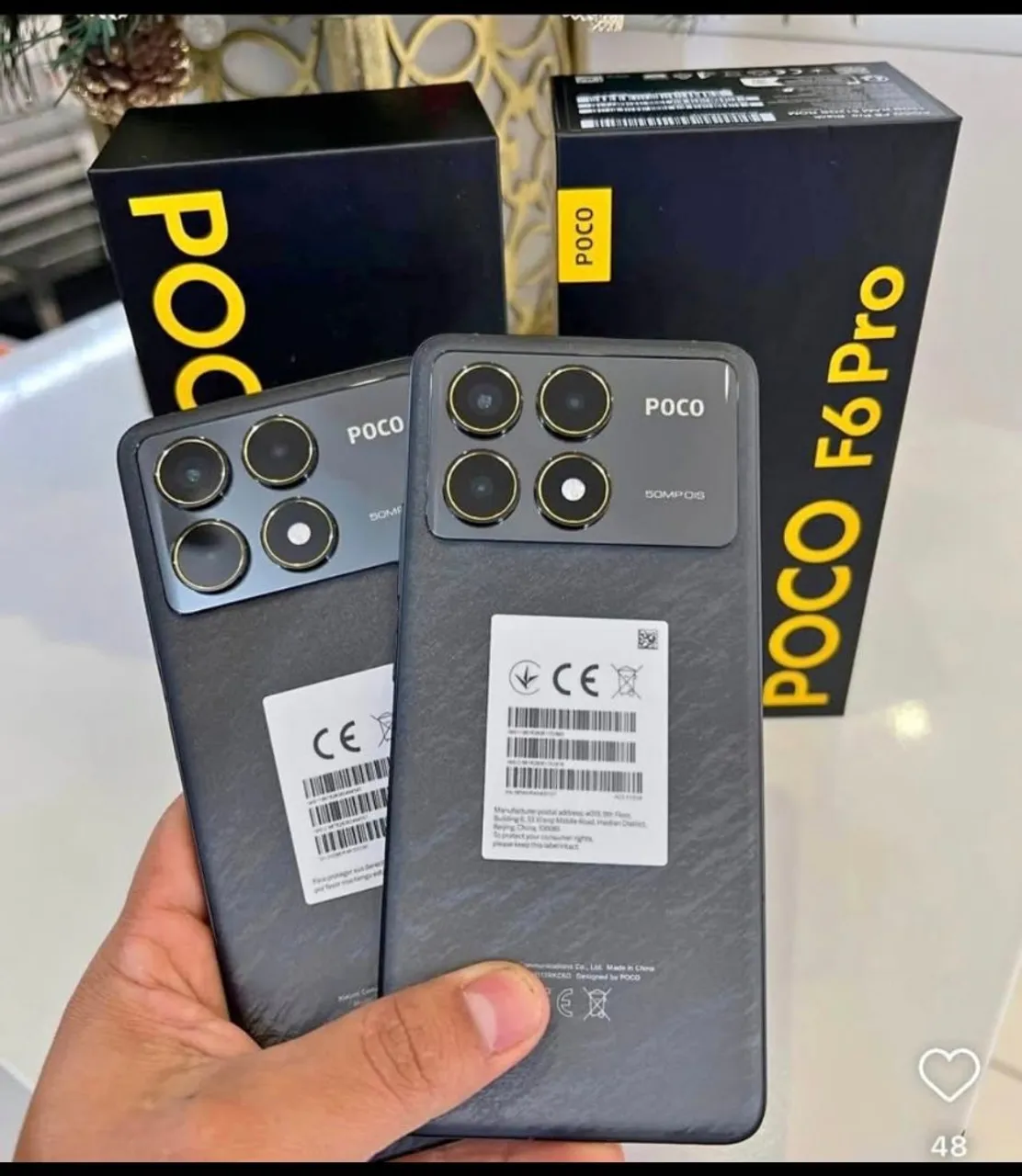 Poço f6 pro 256 GB lacrado