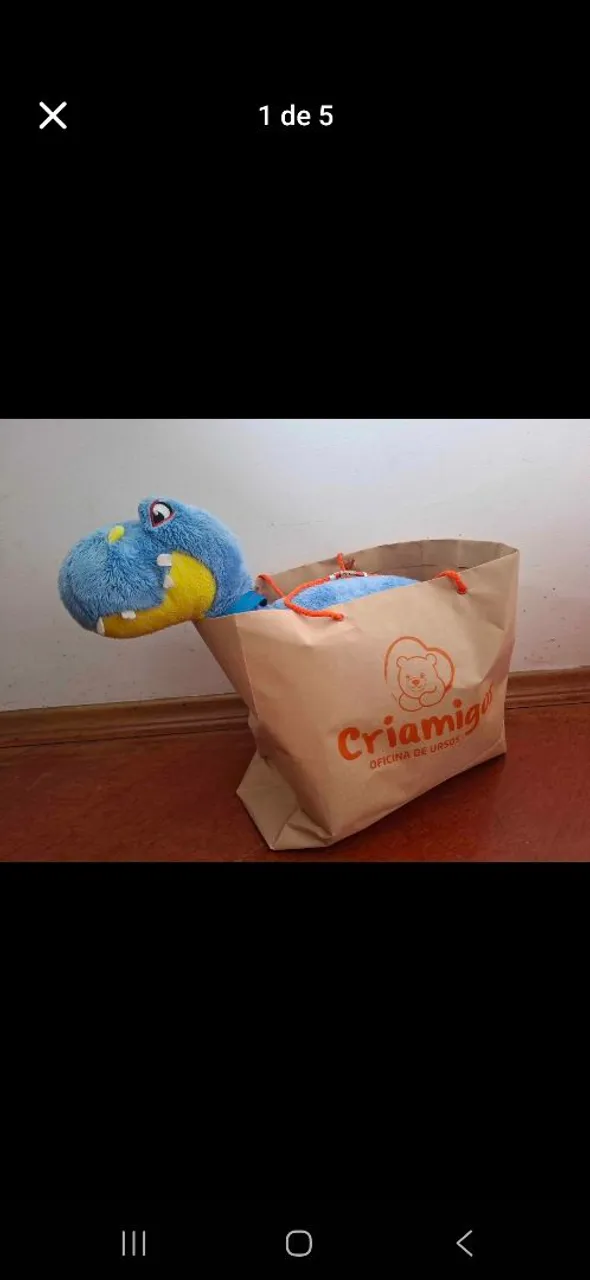 Pelúcia de Dinossauro Criamigos