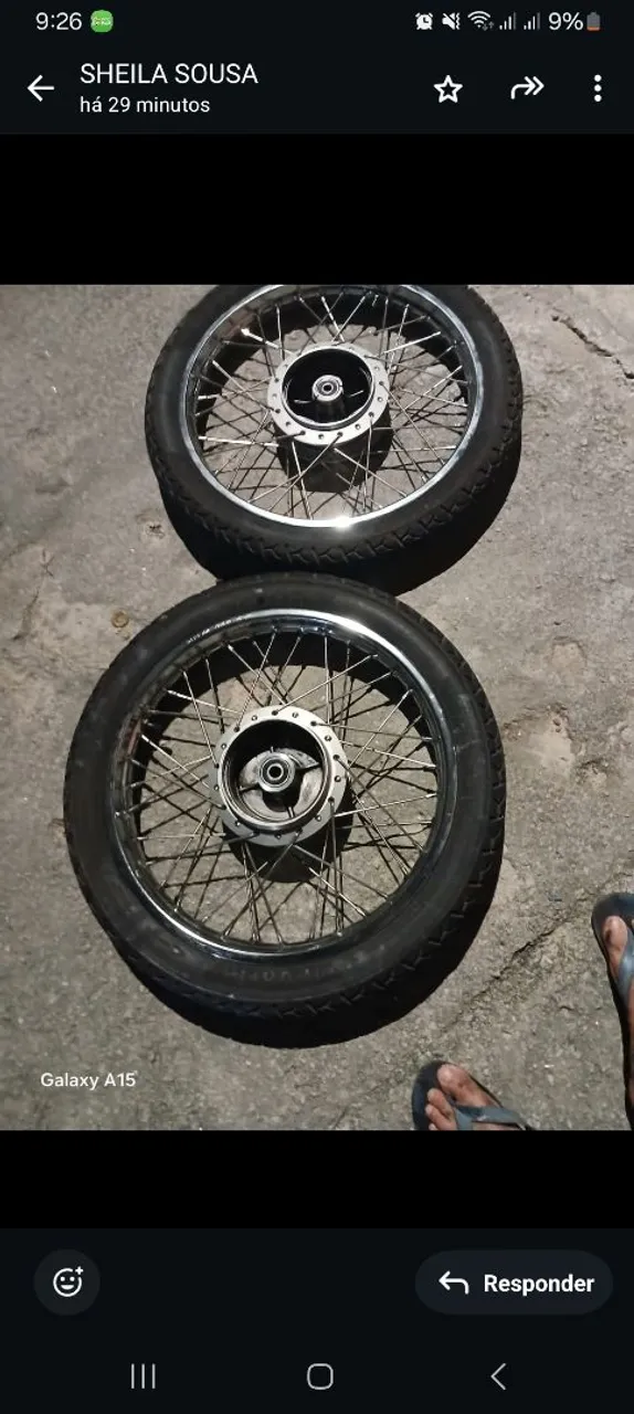 Vendo aro 18 start 160 2023 valor 600 reais