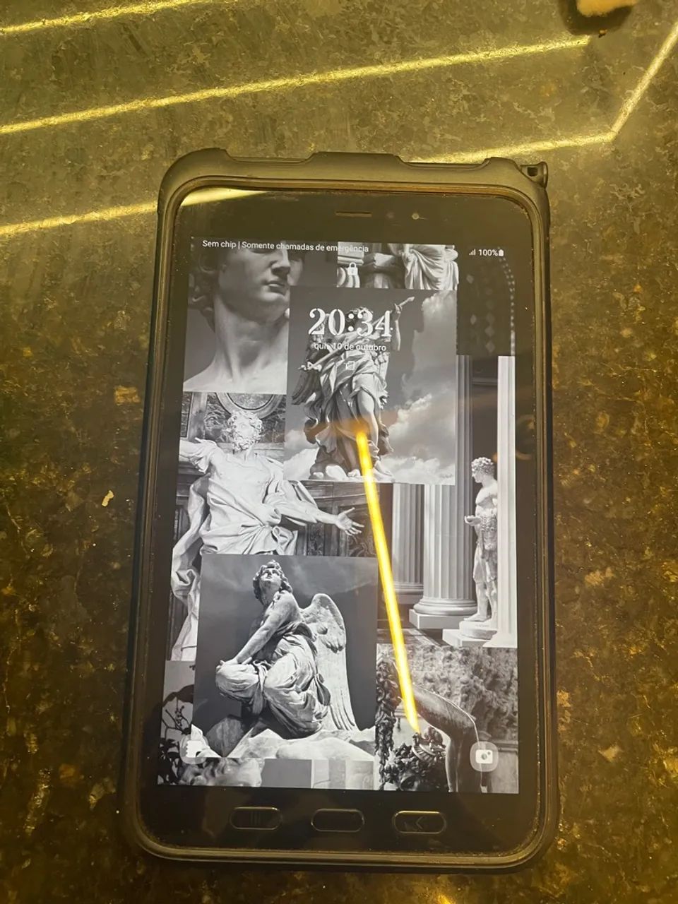 Tablet Samsung galaxy   LTE 64g 8 polegadas passo cartão  - Foto 3
