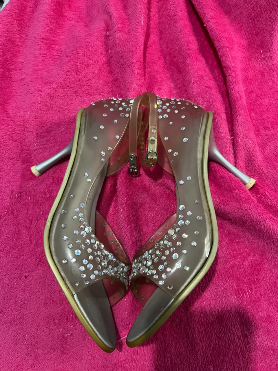 Sandália Melissa esmeralda swarovski