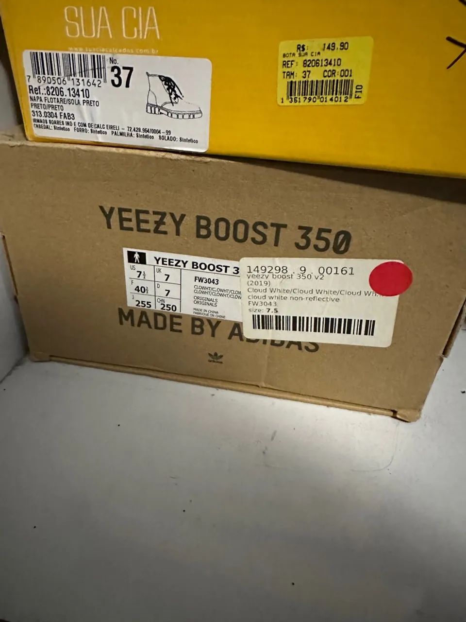 Adidas Yeezy Boost 350 V2 - White Cloud  - Foto 4