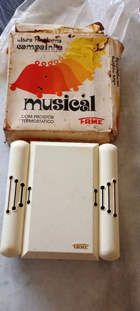 Campainha Musical antiga ( defeito)