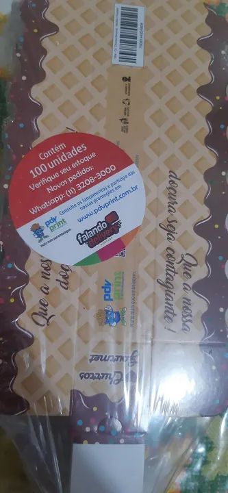 Embalagem churros Gourmet - Pacote com 100 unidades - Foto 2