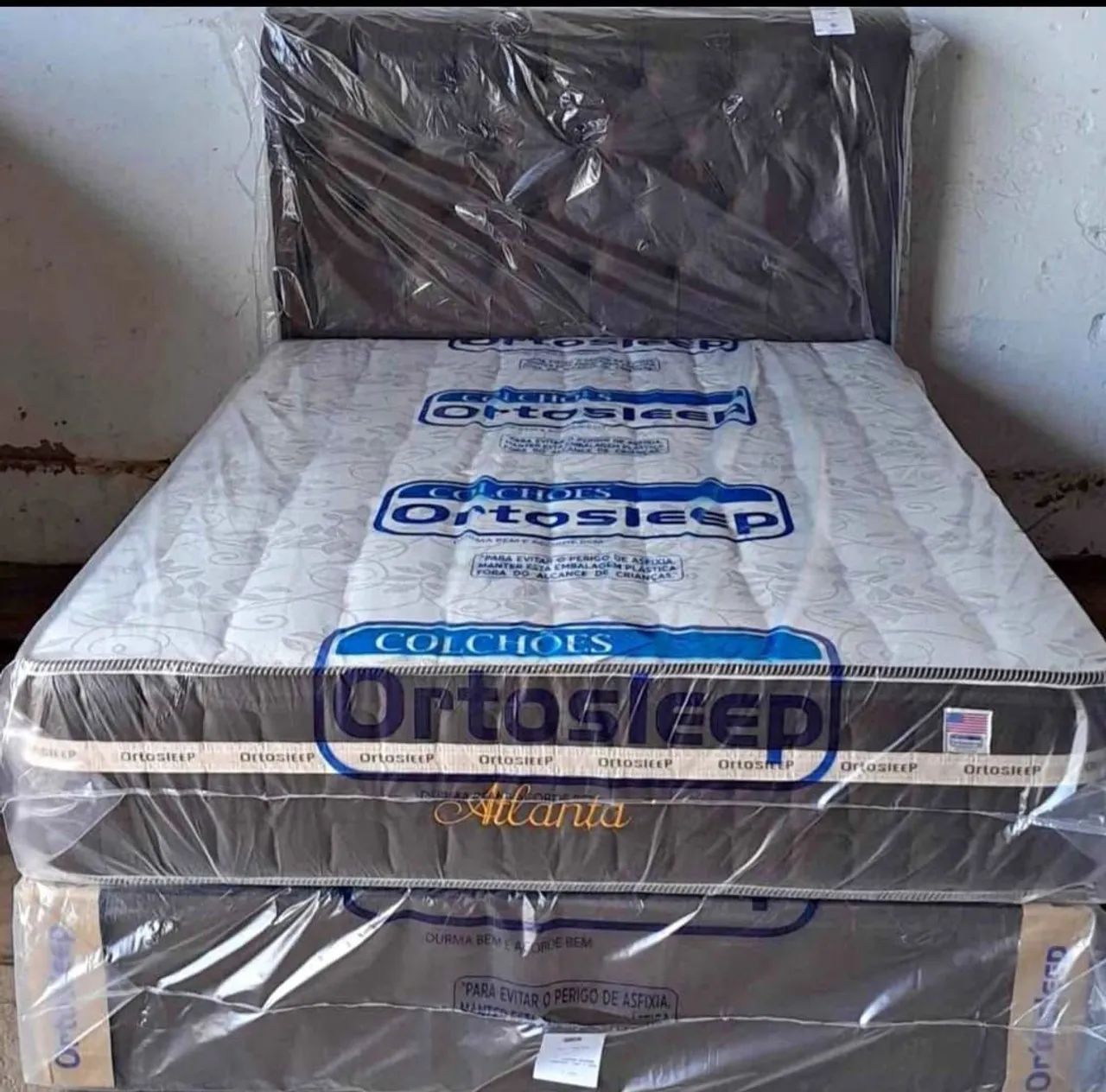 Cama solteirão/ viuvao com cabeceira 