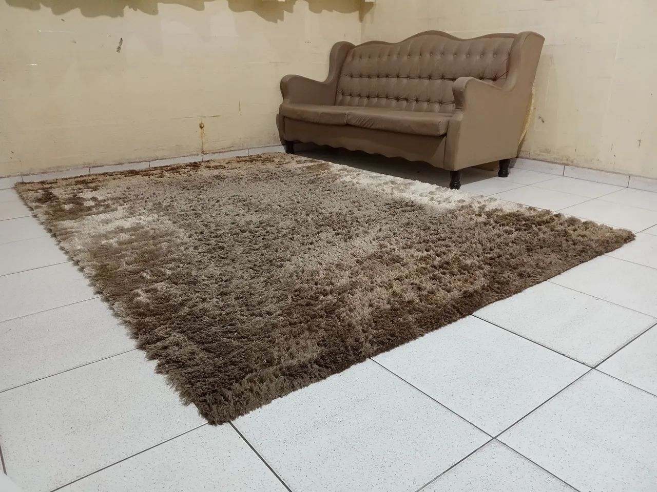 Tapete Felpudo Bege - 2,90x2,00m - Foto 5