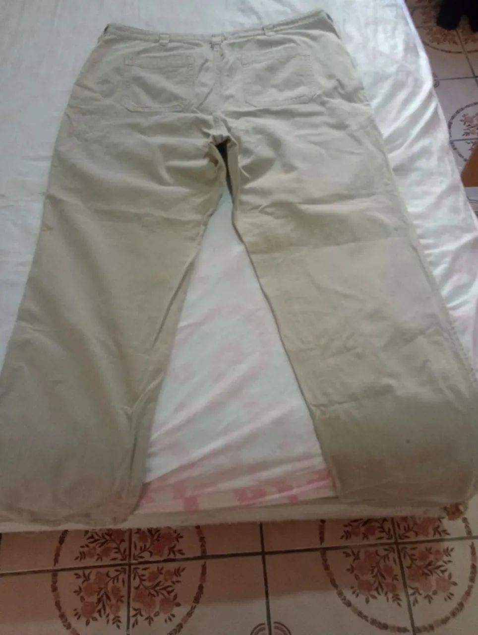 Calça jeans beje  - Foto 2