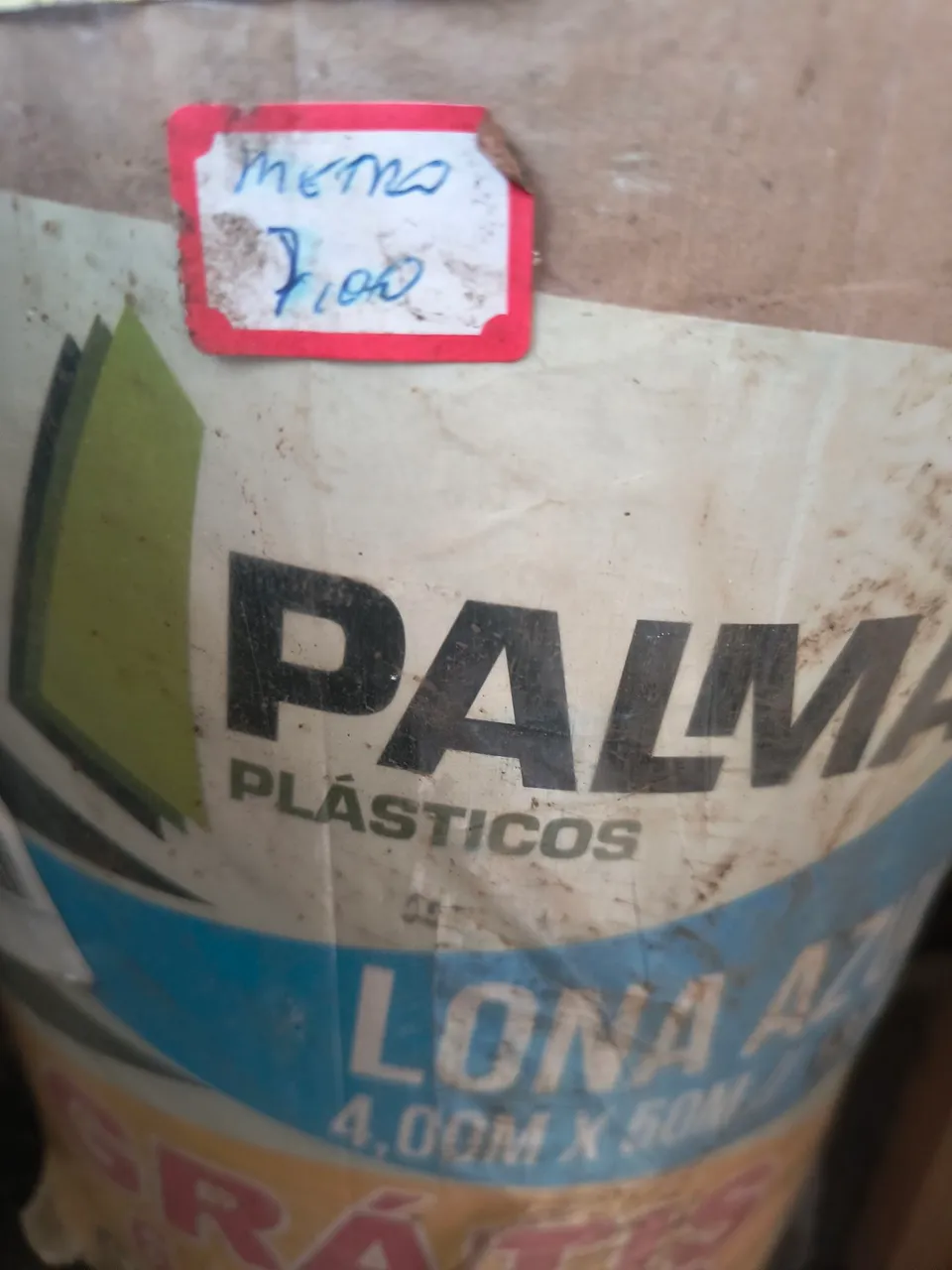 Lona Plástica Reforçada Palma - 4,00 x 50m