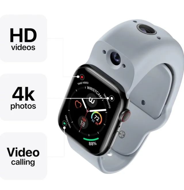 Wristcam, Pulseira Inteligente Com Câmera Para Apple Watch.
