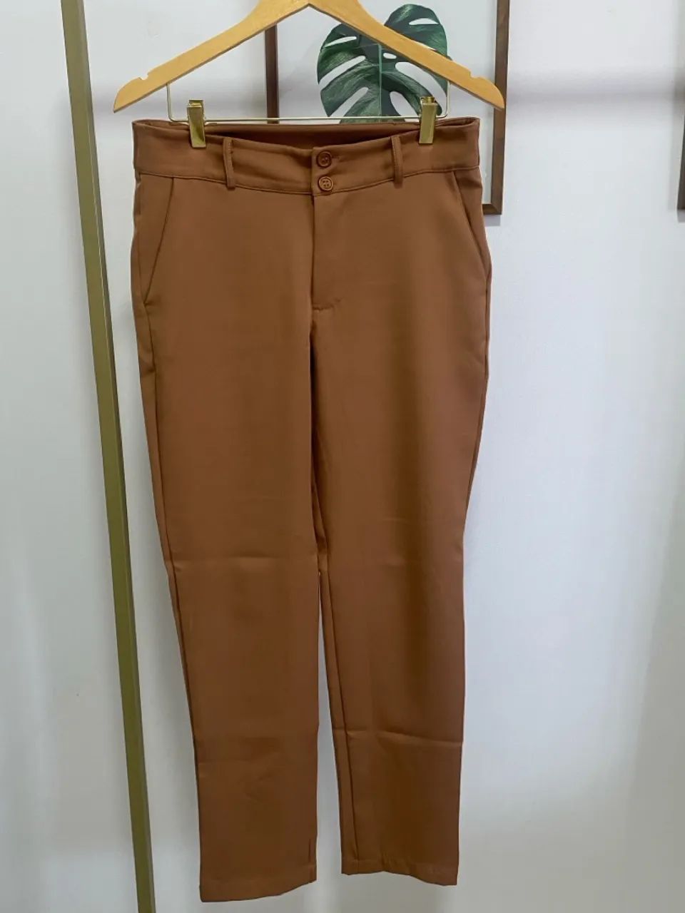 Calça Social Marrom