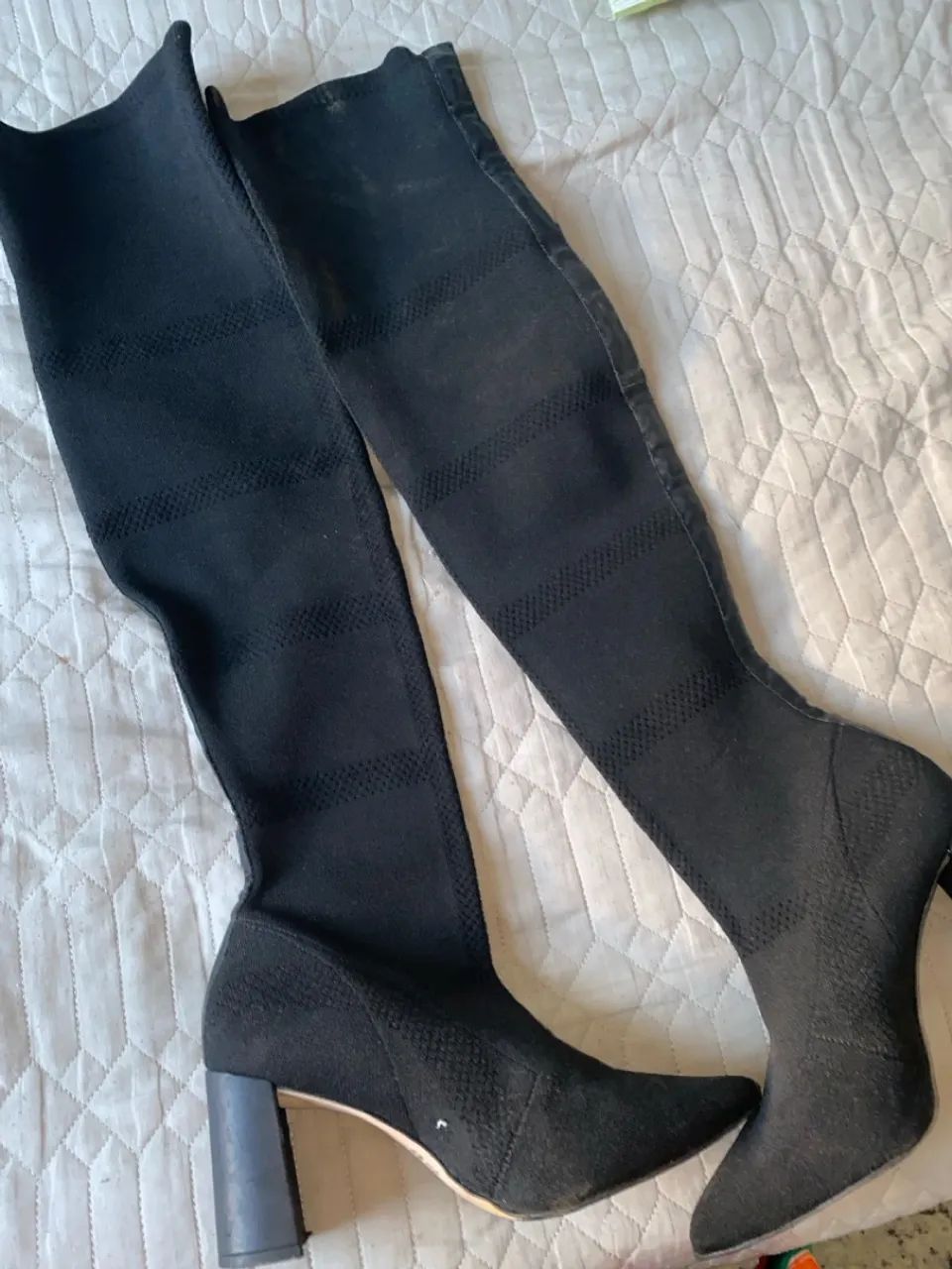 Bota Over The Knee Preta