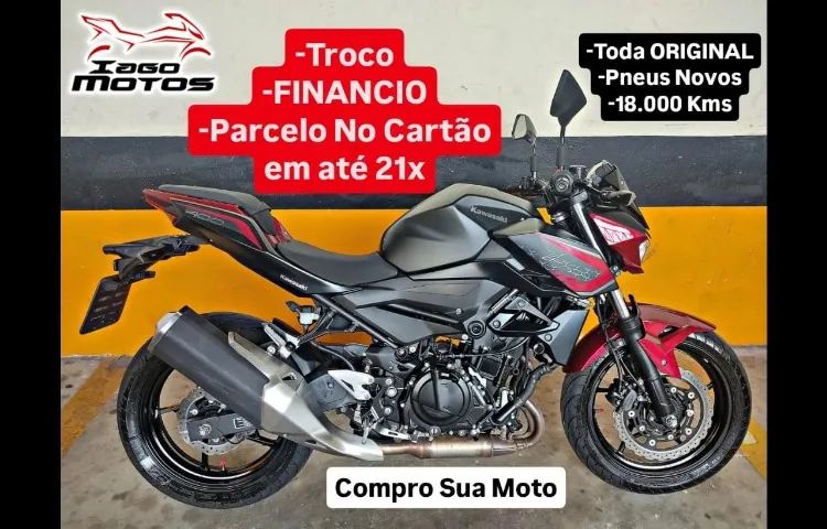 Kawasaki Z 400 ABS 2021, 18.000 Kms, fan bros 250 300 cb twister fazer xre mt r3 ninja