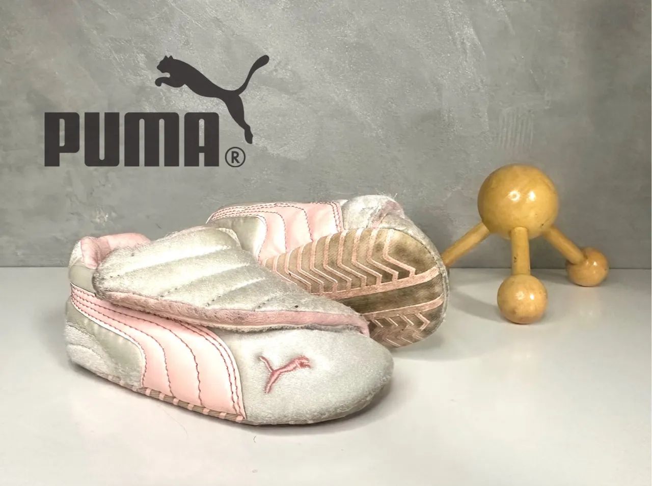 Tênis Puma Infantil Bebê Rosa 18