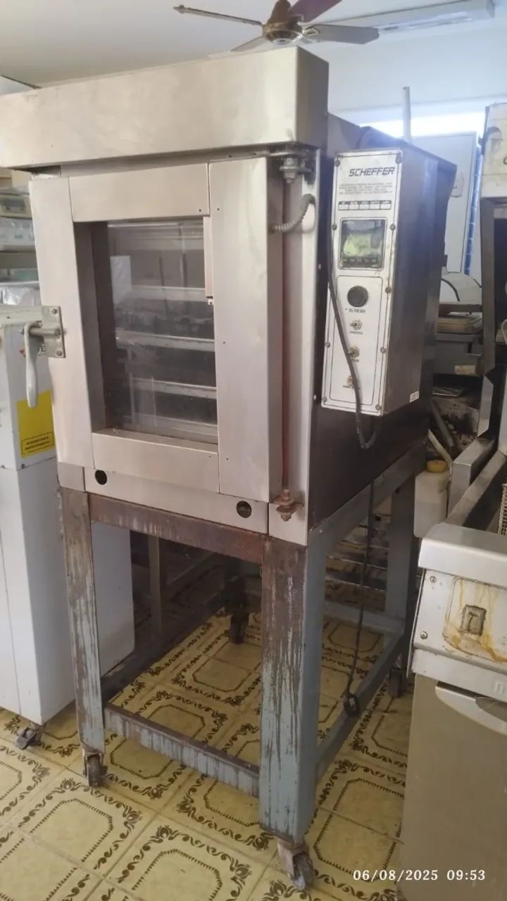 Forno a gás industrial Scheffer  Modelo TSG80, 220V