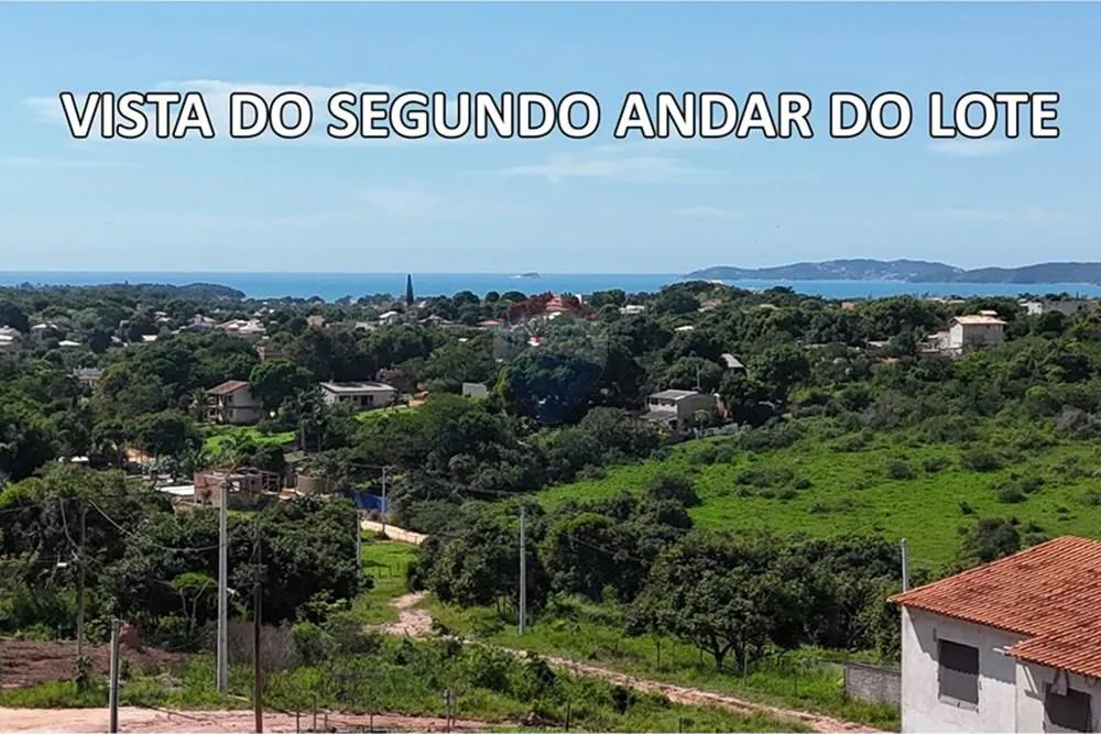 Terreno em Bosque de Búzios Rasa à venda com RGI com linda vista ao mar por R$ 140.000