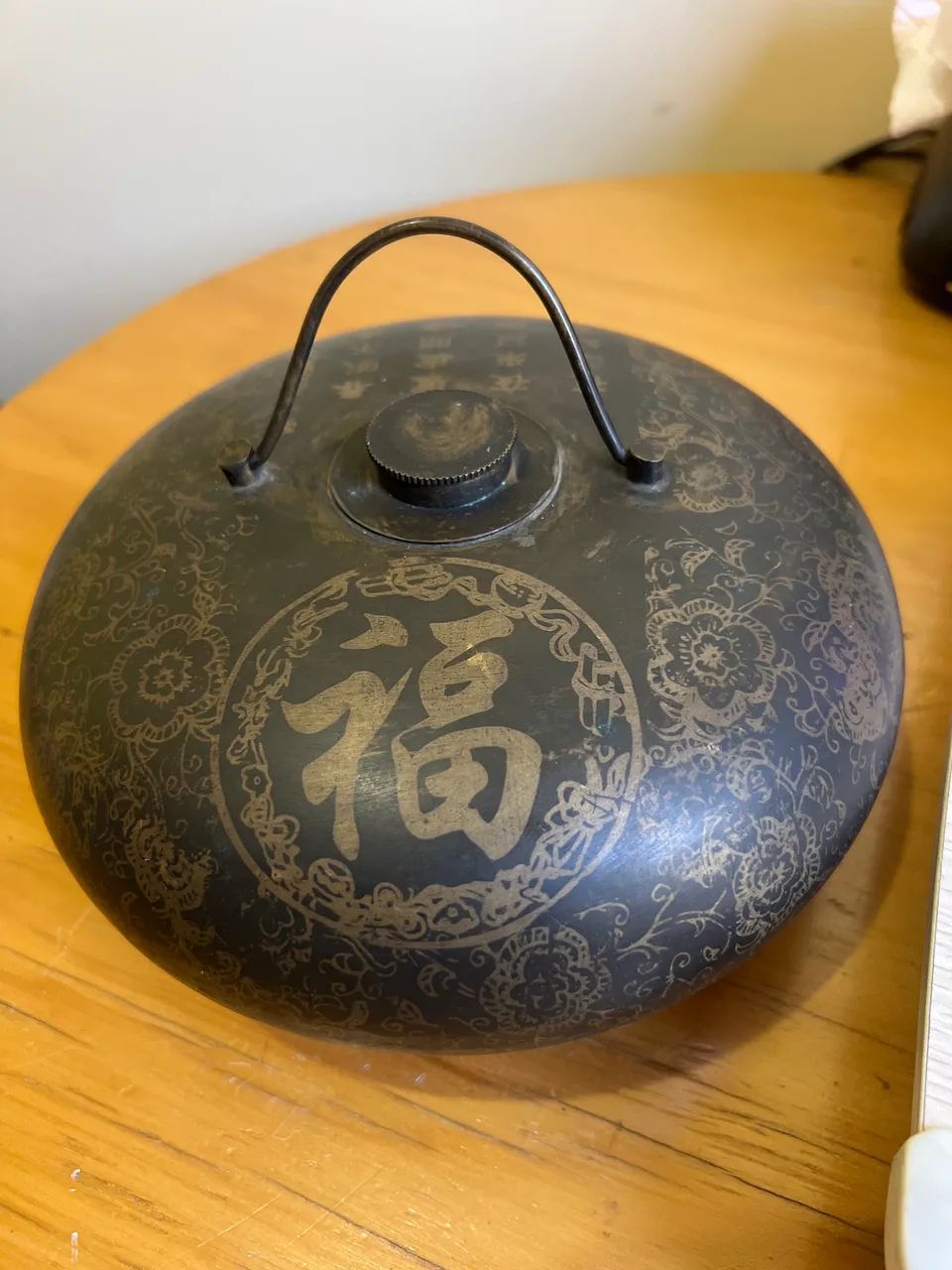 AQUECEDOR DE MÃOS CHINÊS VINTAGE