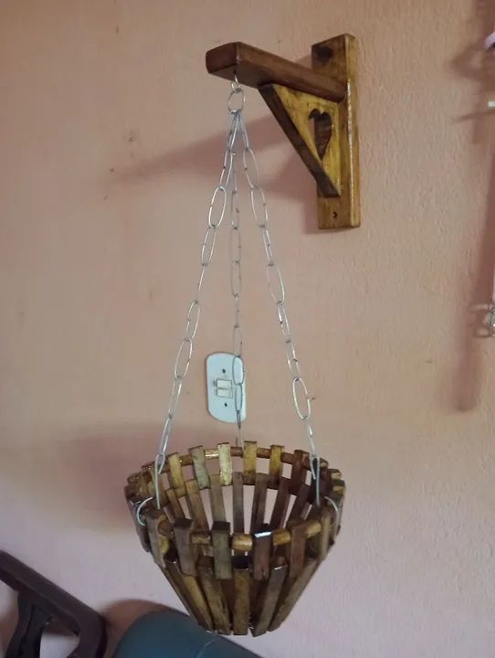 Suporte de parede para vaso de planta - Foto 3