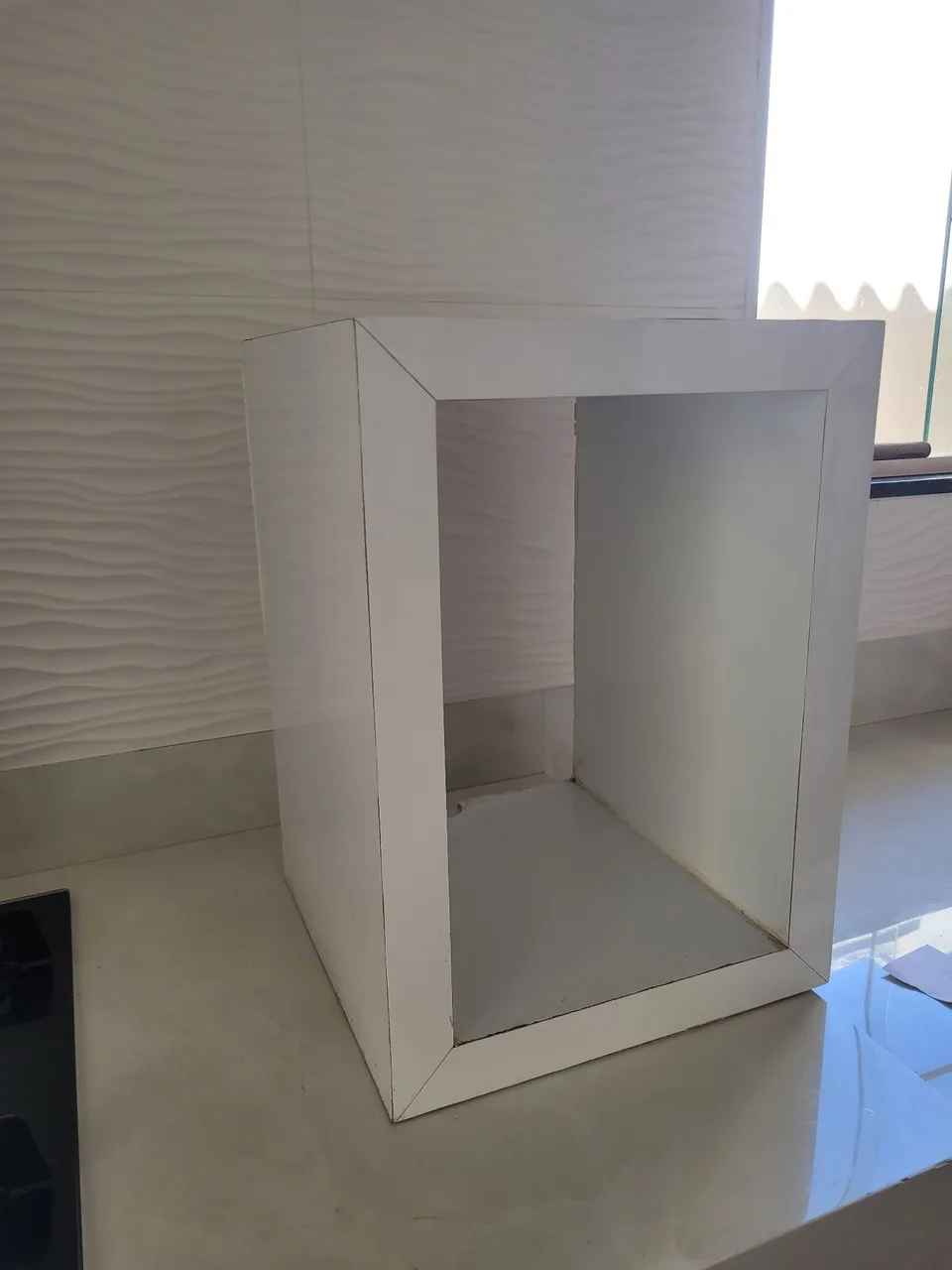 Nicho branco para decoração