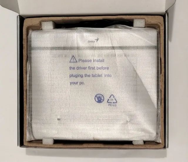 Mesa digitalizadora Genius i608X Mouse e caneta Win Mac PC - Foto 4