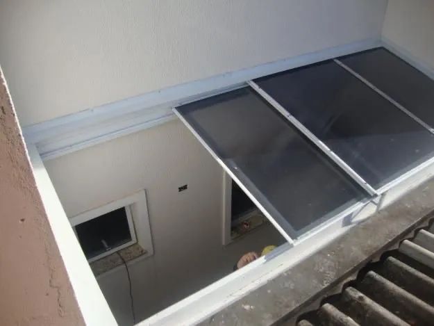 Toldo de Policarbonato retrátil teto móvel  - Foto 5