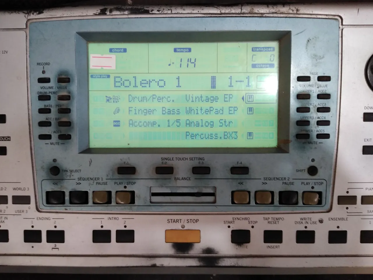 LCD completo KORG PA50 todo bom
