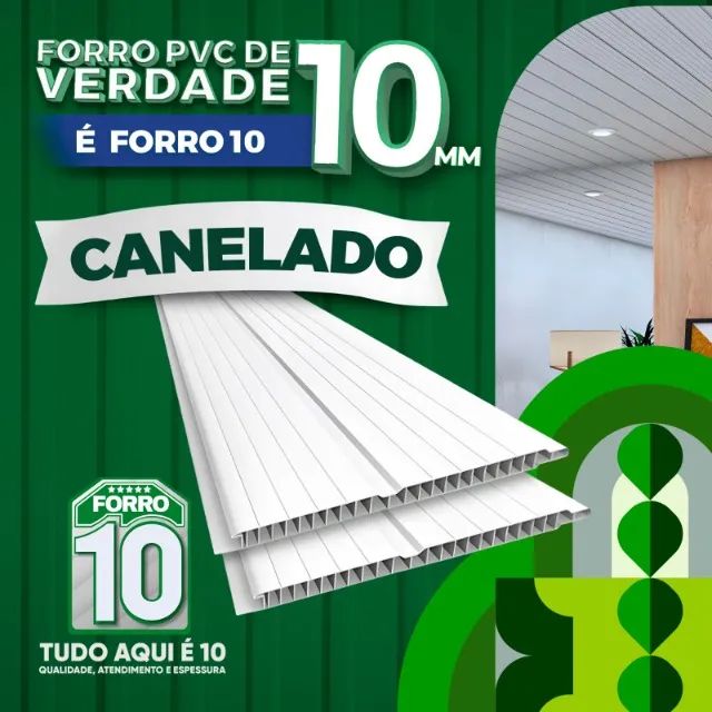 FORRO PVC 10MM FORRO 10: O Mais GROSSO e RESISTENTE do  Brasil!