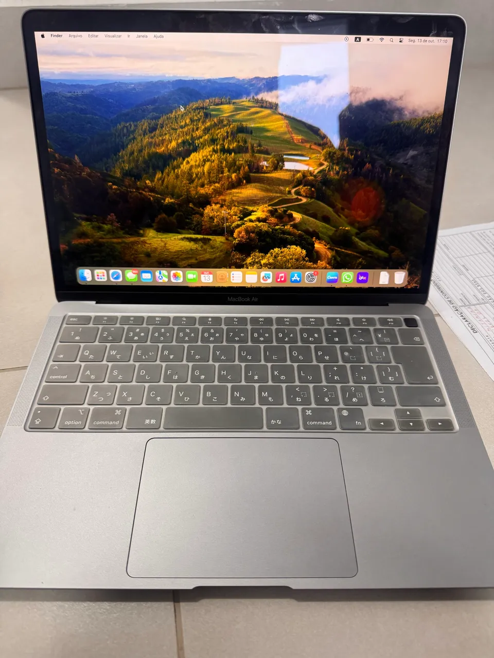 MacBook Air M1 512GB スペースグレー(訳あり) Macbook Air M1 512gb Usado | MercadoLivre 📦