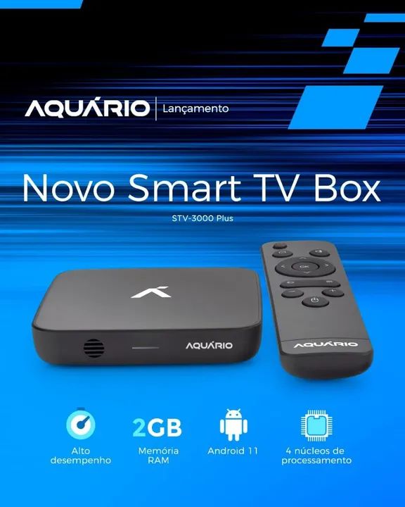 Smart TV Box Aquário STV-3000 Plus - Lançamento!