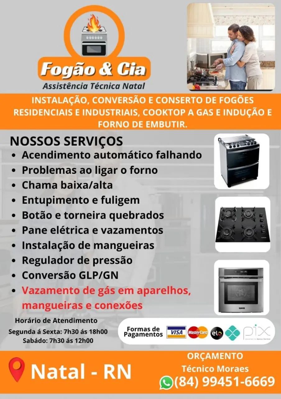 Forno de embutir  Elétrico e a gás, Fogão, Cooktop, Conversão e Conserto - Foto 2