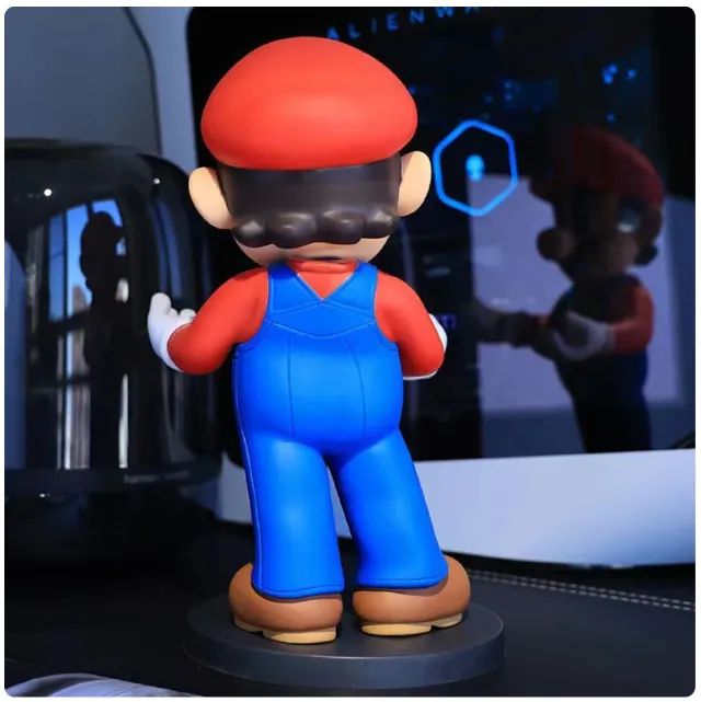 Boneco suporte Super Mario Bros 31cm grande - Foto 4