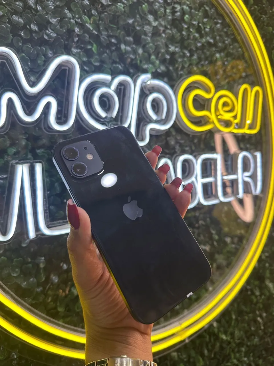 iPhone 12 Preto - 256gb garantia 3 meses pela assistência ,nota fiscal