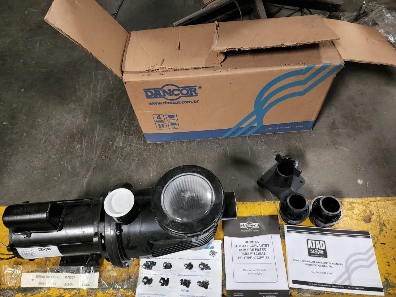 Bomba para piscina Dancor 1/2cv - Nova - Foto 3