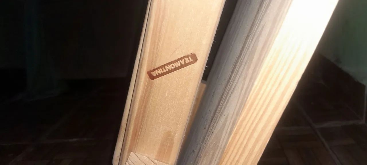 Mesa dobrável de madeira - Foto 4