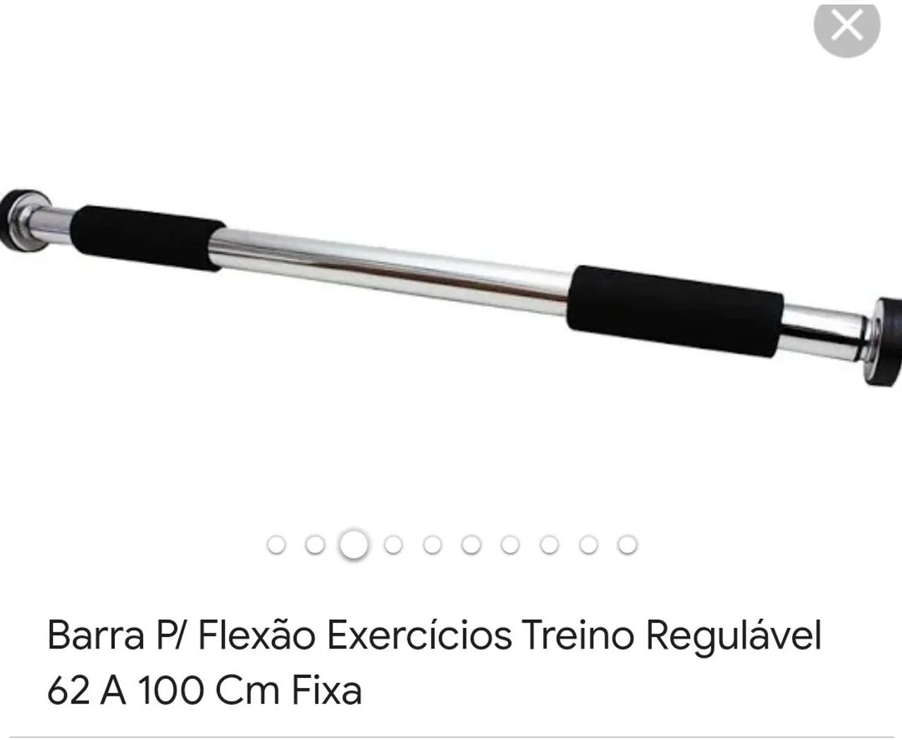 Barra para Treino em Casa WESTERN - Regulável 62 a 100cm