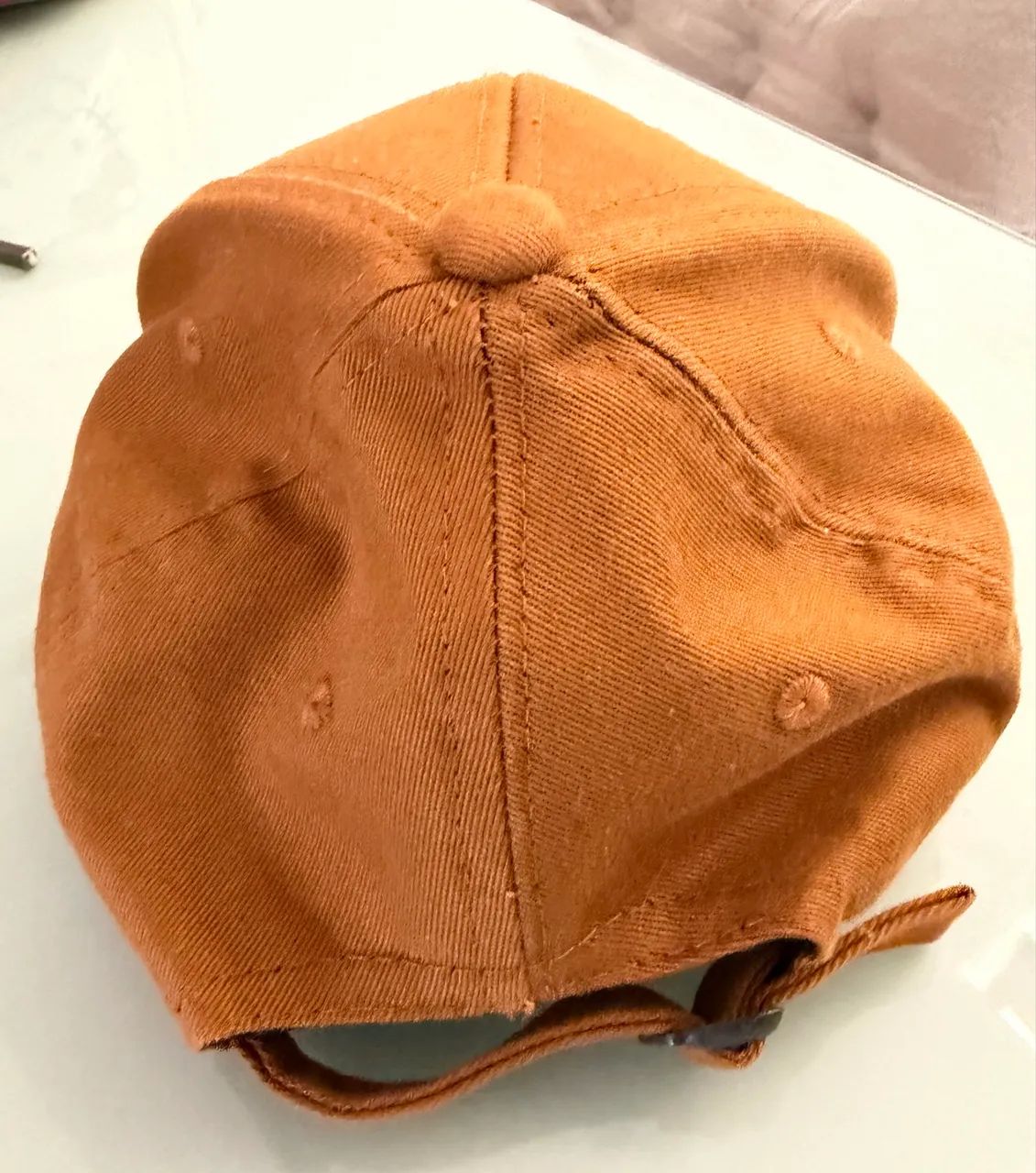 Boné Aba Curva NY New York Yankess Trucker Caramelo - Foto 3