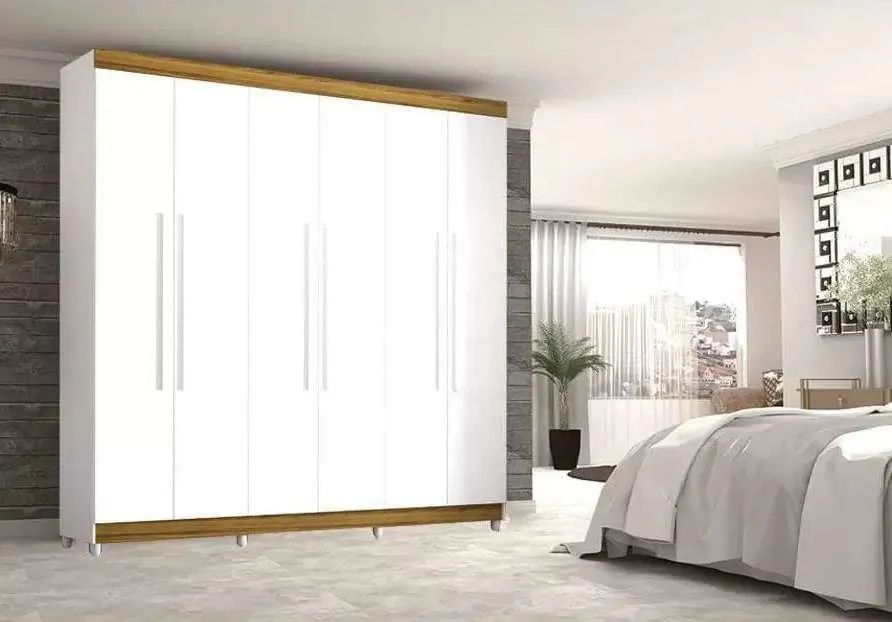 Guarda-Roupa Moderno 6 Portas elegance - Foto 2