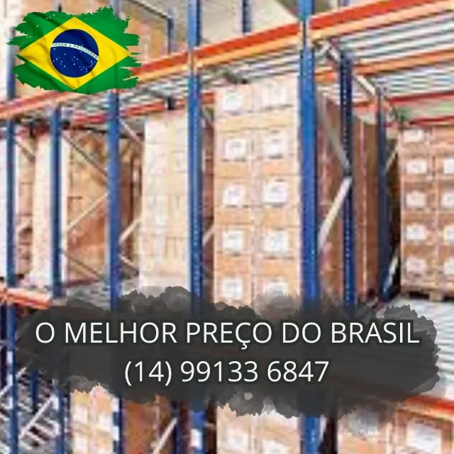 Porta Palete estruturado para estoque de produtos