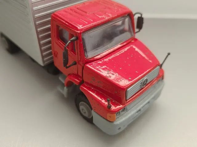 Caminhão Mercedes Arpra com caixa original raridade - Foto 5