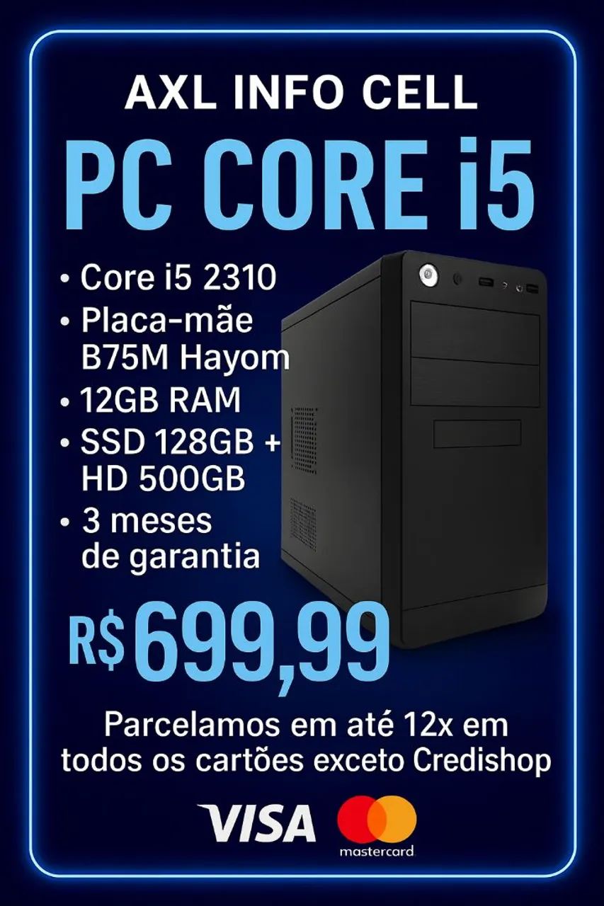 Pc core i5 - Computadores e Desktops - Centro, Teresina 1456650253