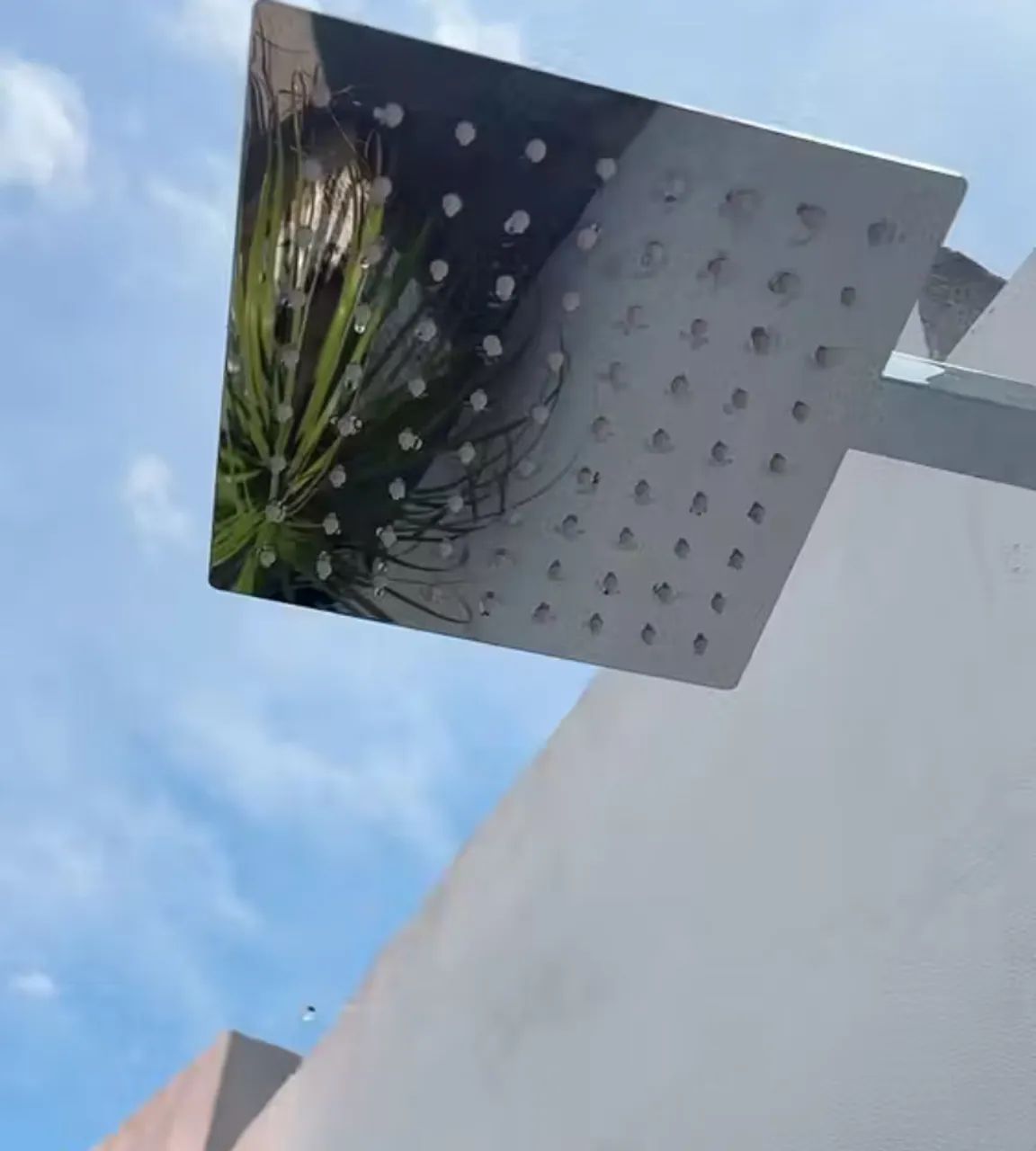 Chuveiro Ducha Quadrado Espelhado 20cm x 20cm - Foto 2